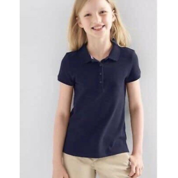 Áo polo oldnavy bé gái xuất dư lỗi nhẹ