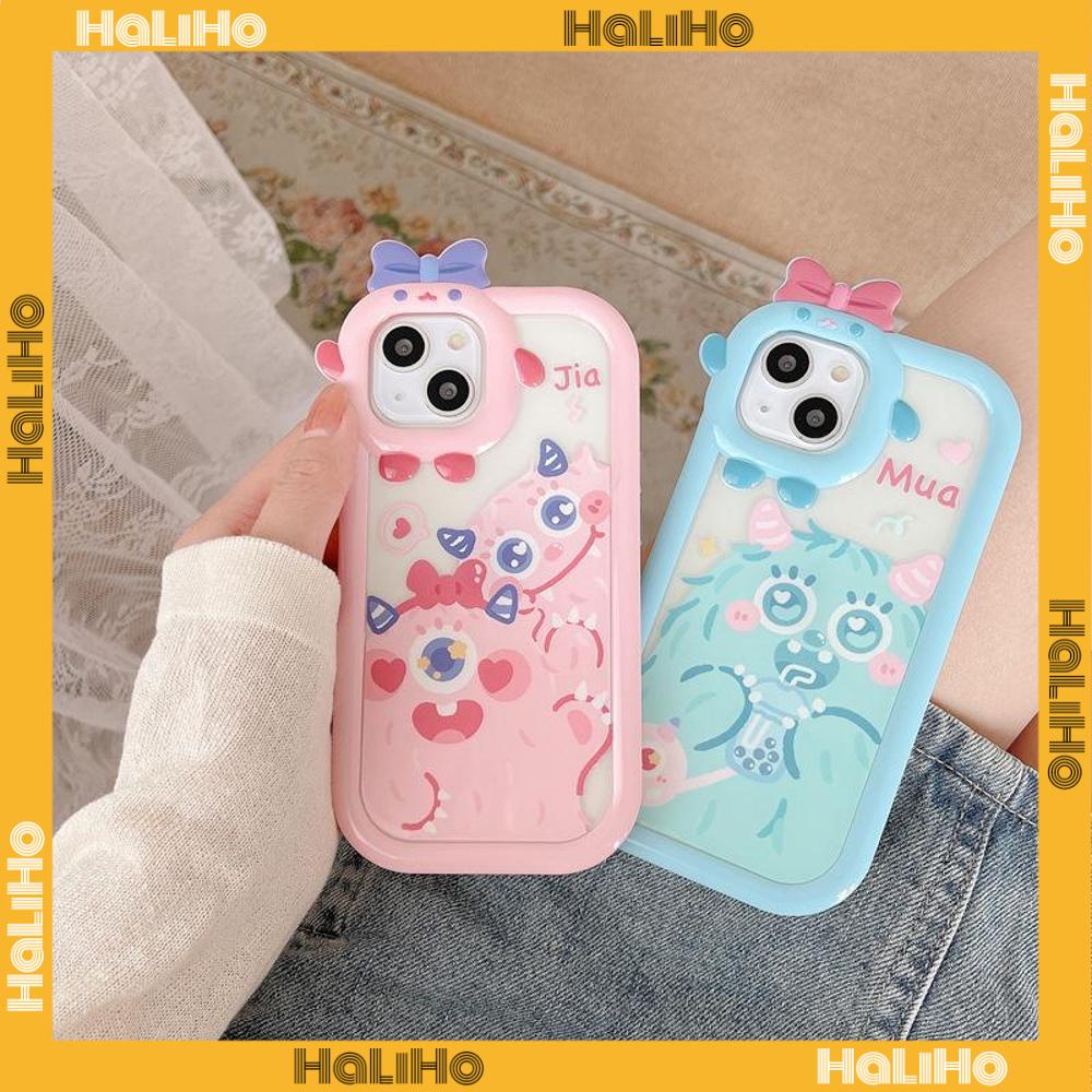 iPhone Case Silicone Soft Case Clear Case Airbag Shockproof Protection Camera Shiny Feeling Monster Cartoon Compatible For iPhone 11 Pro Max 13 Pro Max 12 Pro Max 7Plus xr XS Max
