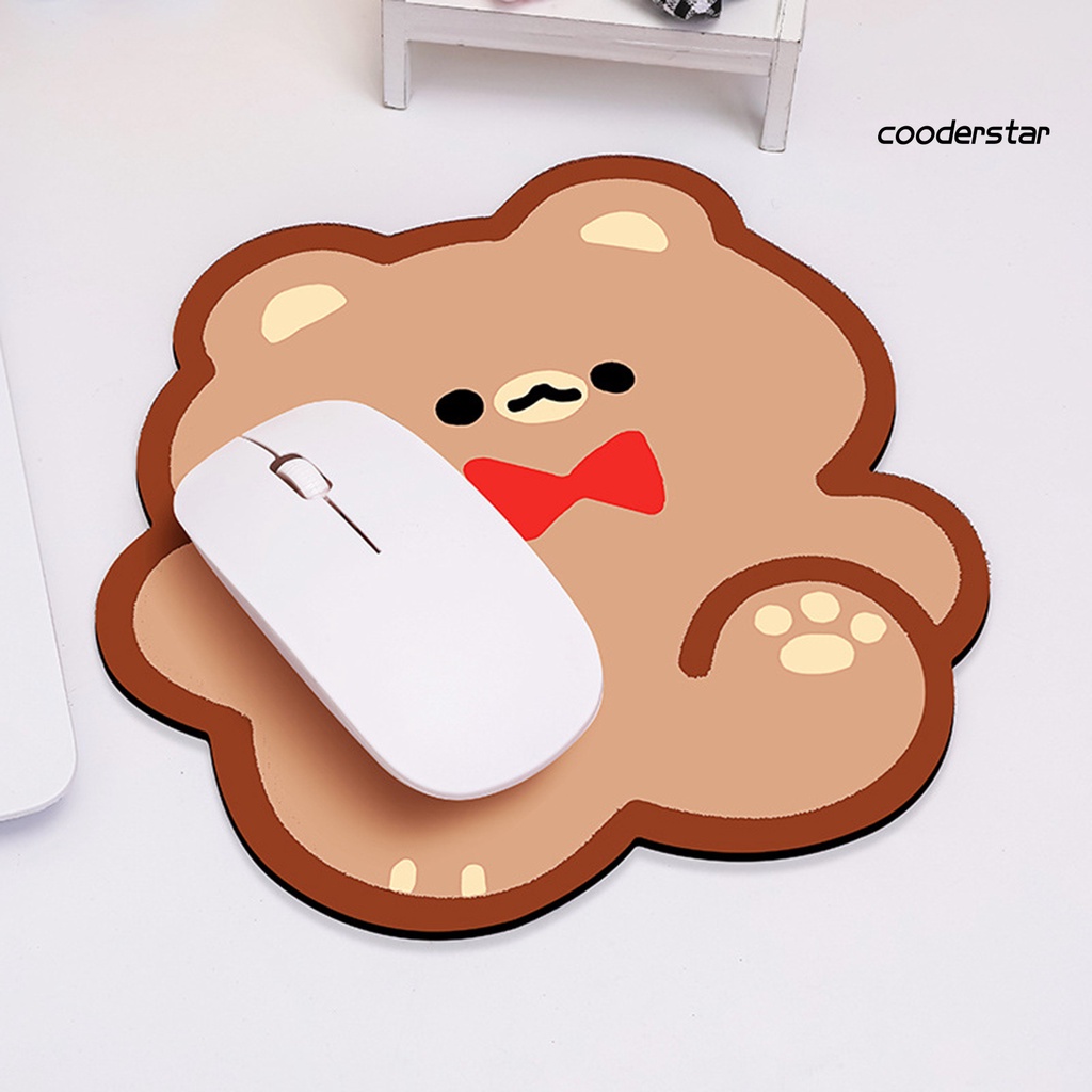 Tấm lót chuột chống trượt hình thỏ/gấu hoạt hình dễ thương