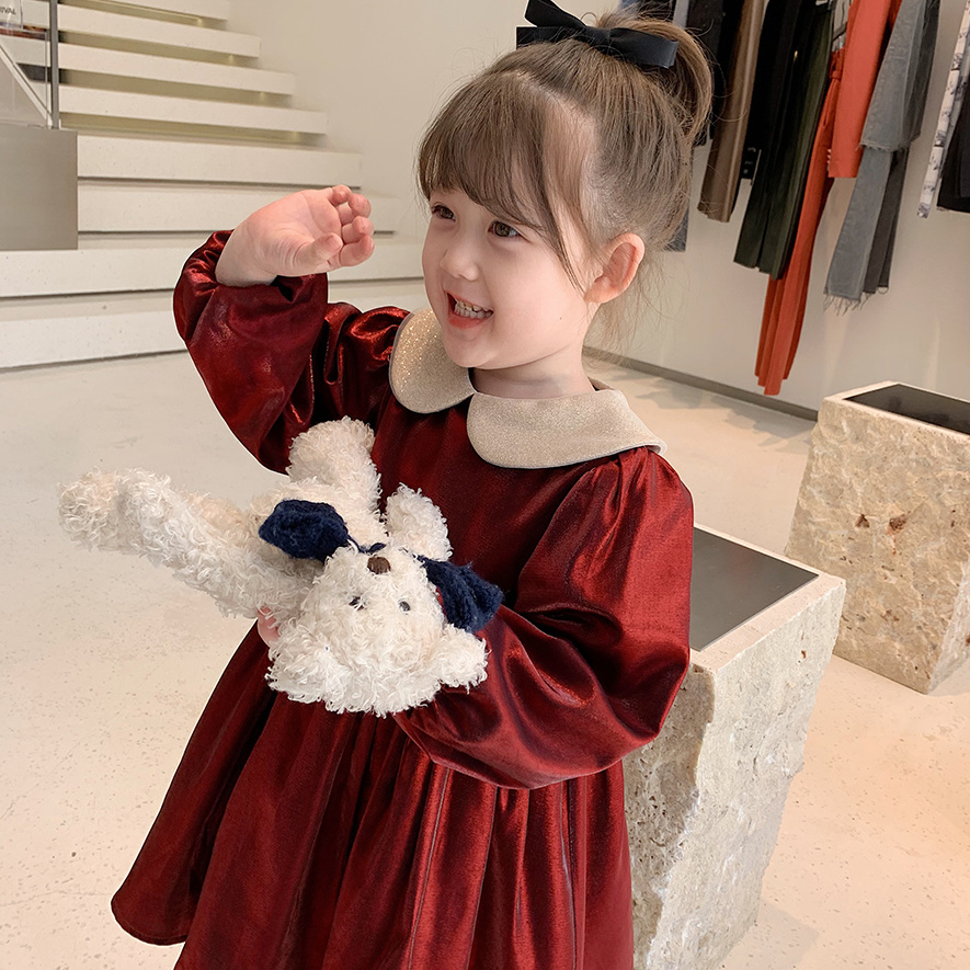 Đầm Công Chúa Tay Dài Thời Trang 2020 Xinh Xắn Dành Cho Bé Gái