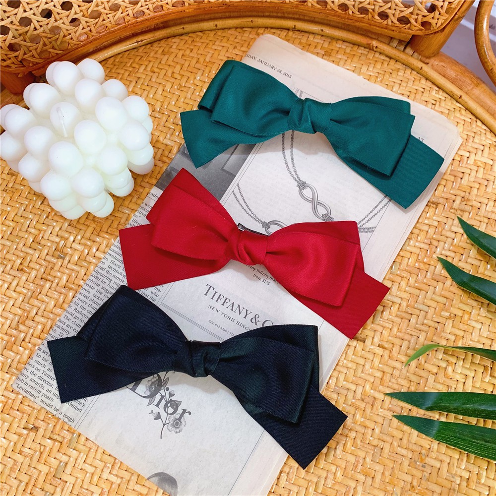 K50 Kẹp nơ vải tiểu thư hot