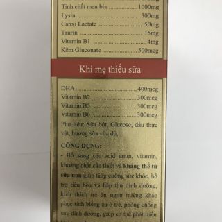 MAMA SỮA NON GOLD 012