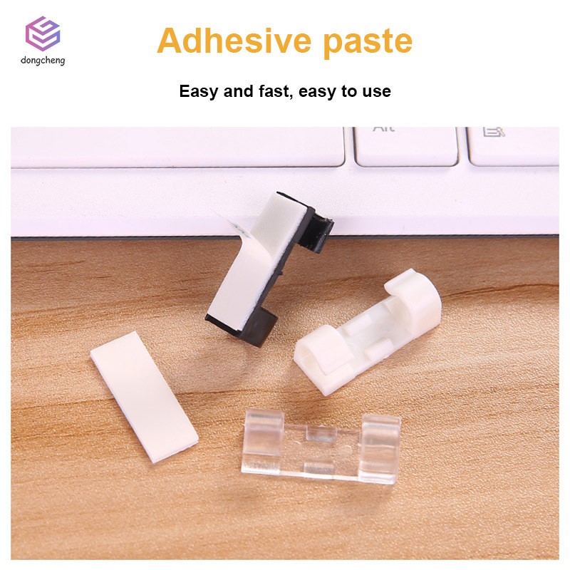 Bộ 20 dụng cụ cố định dây cáp trên bàn/ trên tường tiện dụng