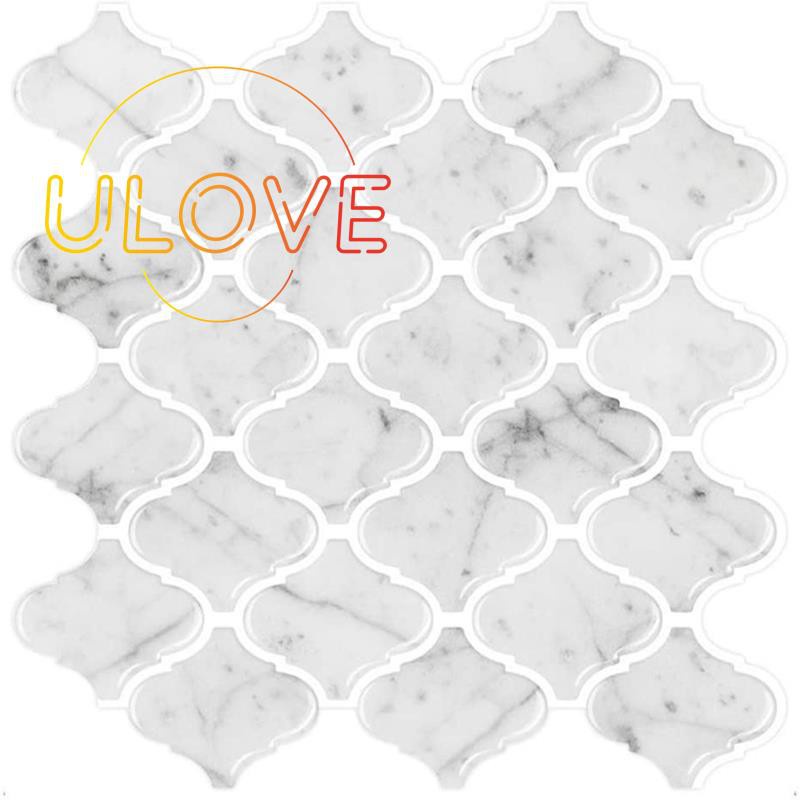 Imitation Marble Pattern Tile Wall Sticker 5Pcs