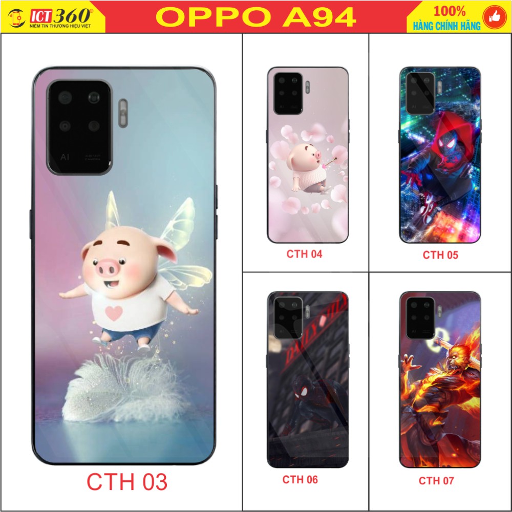Ốp Lưng Kính Oppo A94 - in Theo Yêu Cầu ( Nhiều Hình)