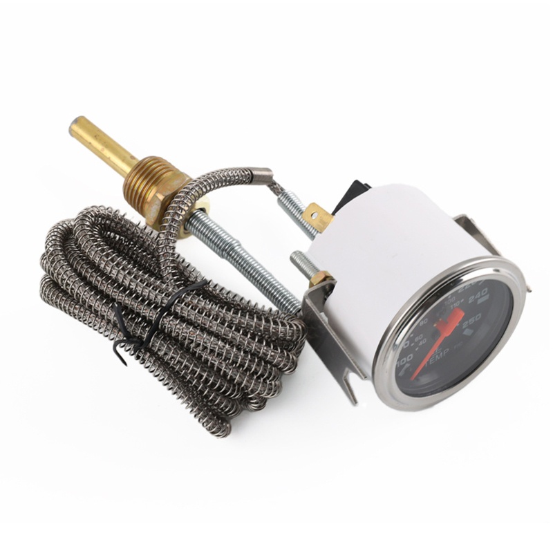 Mặt Trời 40-120°C Đồng Hồ Đo Nhiệt Độ Nước 52mm Chuyên Dụng Cho Xe Mô Tô