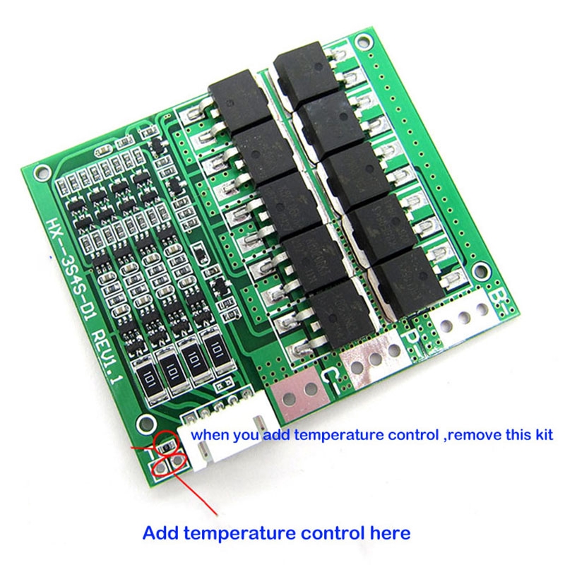 4S 12,8V 14,8V Pin Lithium LiFePO4 Lithium Iron Phosphate Bảo vệ Board với Cổng chia Balance 100A