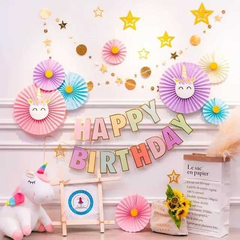 Dây Treo Trang Trí 3M Chữ Happy Birthday