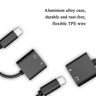 USB Type C Audio Adapter Type-C to 3.5mm Jack Earphone Audio Converter Cable