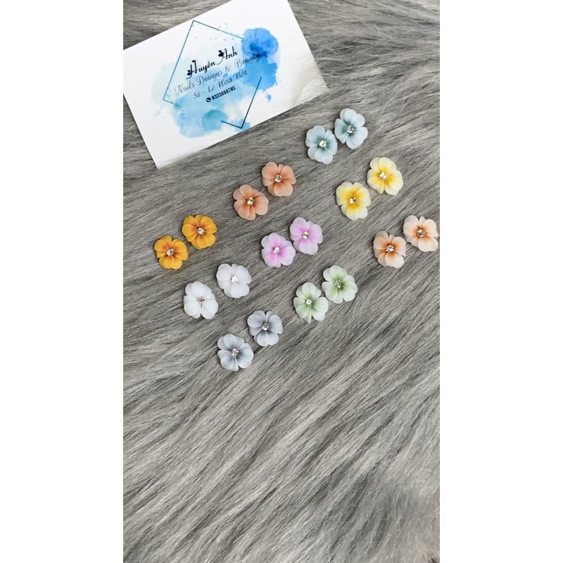 Hoa bột - Hoa thược dược9 cánh SHOP NAIL HUYỀN ANH