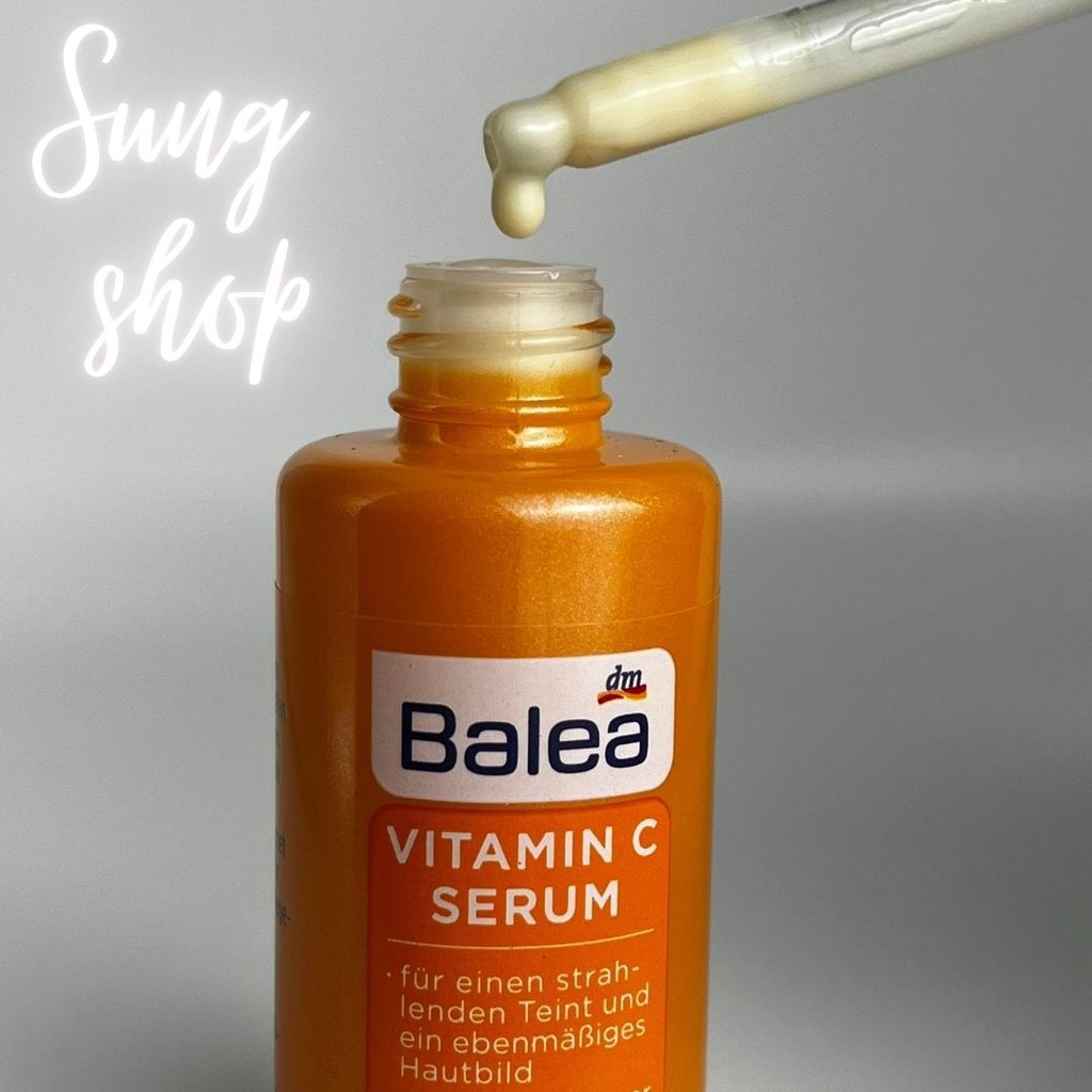 Serum Vitamin C Balea Đức sáng da mờ thâm nếp nhăn ngăn ngừa lão hóa
