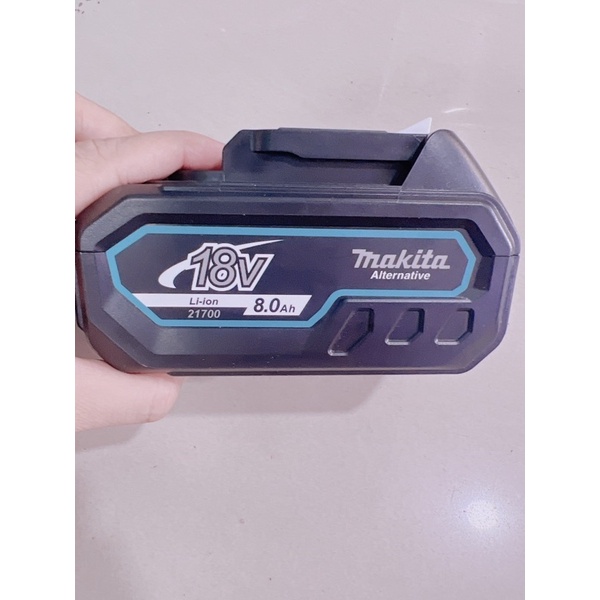 Pin đóng mới makita 18v 8A .có leb báo pin .Cell 21700 pin đóng nhận sạc zin
