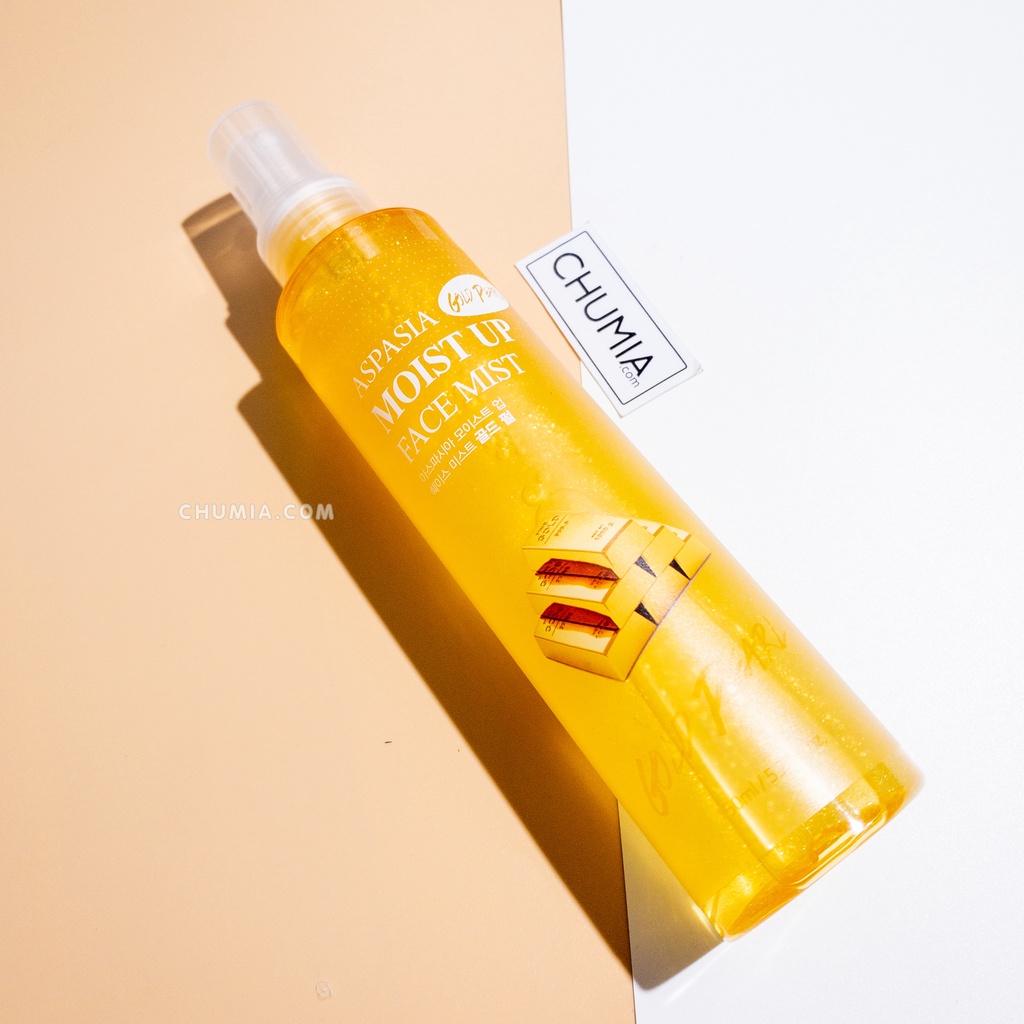 Xịt khoáng vàng gold ASPASIA moist up 150ml XKN chumia