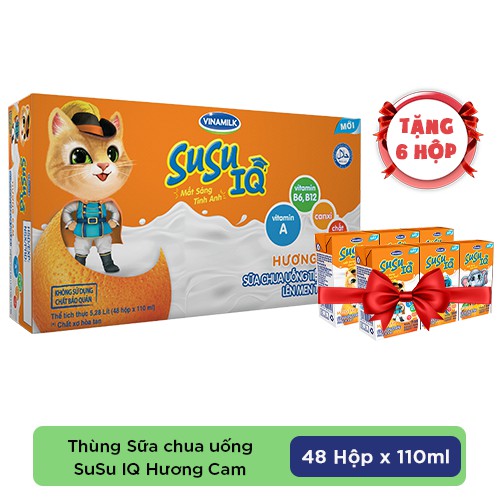 Sữa Chua uống Susu IQ 110ml [Thùng 48 hộp]