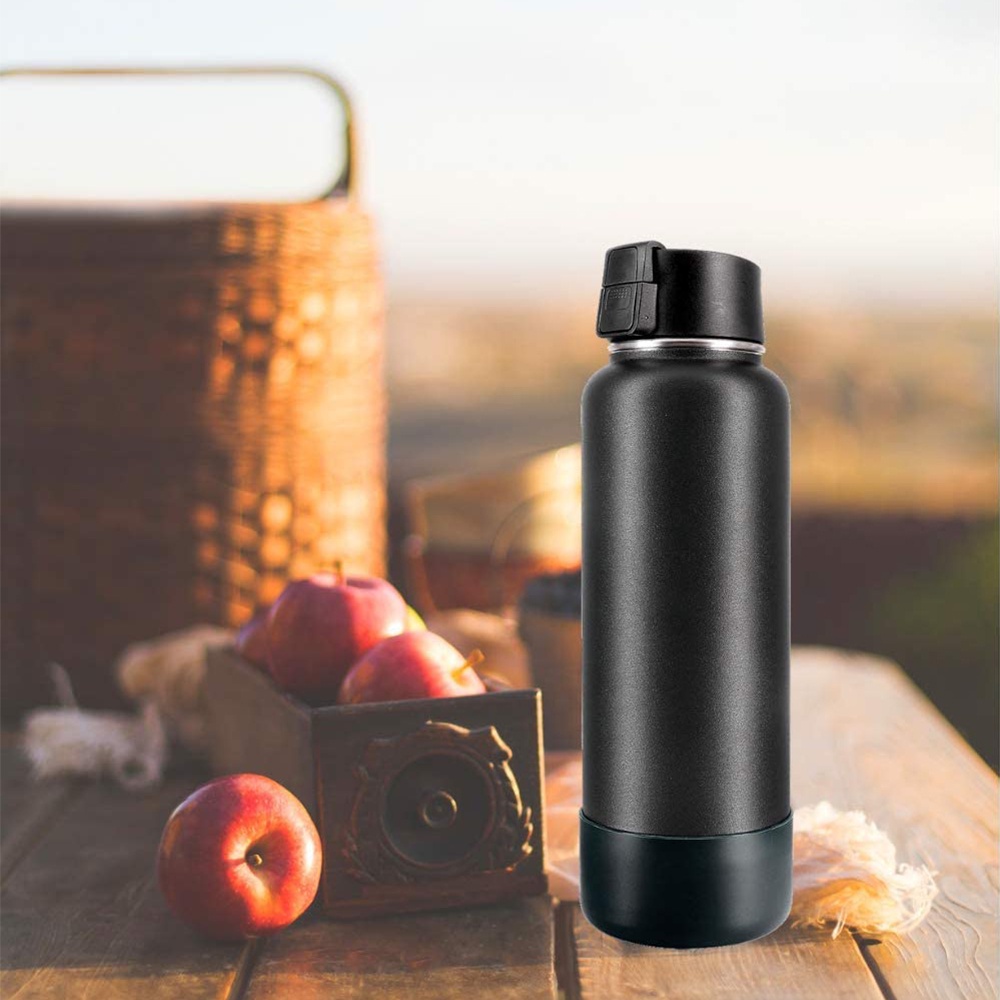 LILY🌿 Water Bottle Accessories Water Bottle Cover 12-18-21-24OZ Anti-Slip Boot for Bottle Sports Cup Cover Silicone Outdoor Bottle Protective Bottom Sleeve