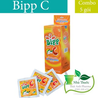 Combo 10 Gói Bipp Cam - Bổ sung vitamin C, Tăng Cường Sức Đề Kháng