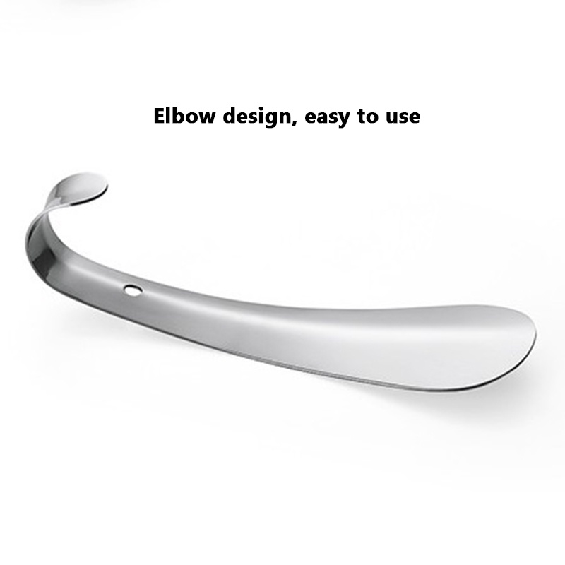 1 Chiếc Giày Kim Loại (42Cm + 15cm) Tay Cầm Dài Sáng Bóng Cho Người Lớn Tuổi / Trẻ Em