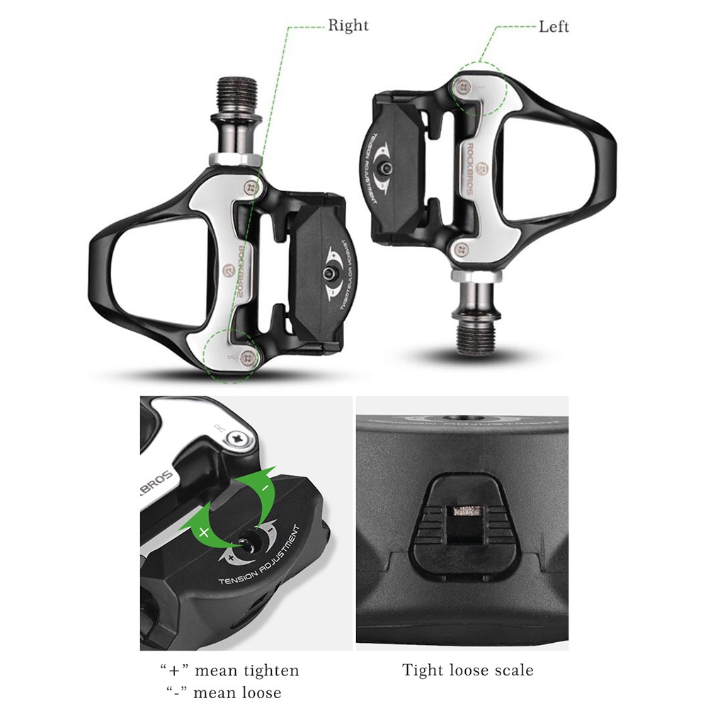 Cặp bàn đạp xe đạp kèm 2 ổ bi ROCKBROS chuyên dụng