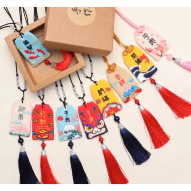 [ CÓ SẴN ] DIY / BỘ KIT TỰ LÀM TÚI OMAMORI ( MẪU 2 ) - AURORA SHOP