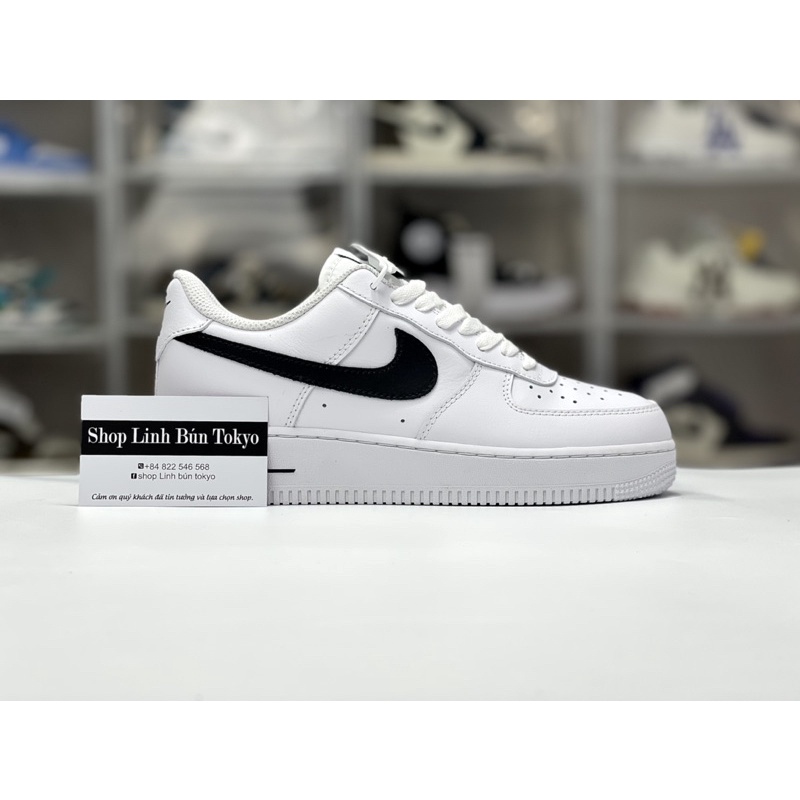 Giày Sneaker  AfI trắng vệt đen kèm phụ kiện