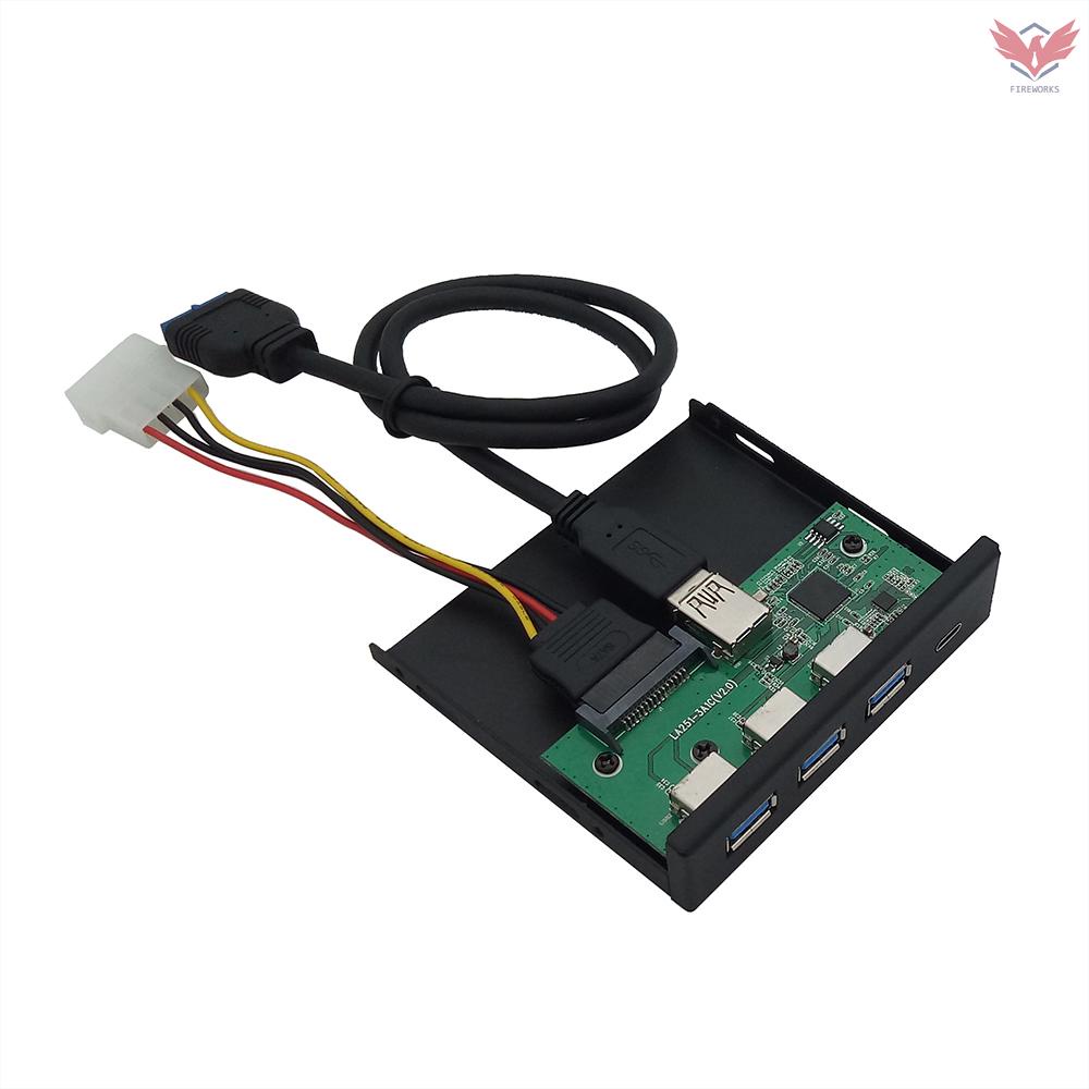 Bảng Điều Khiển Mở Rộng Đa Năng Hub 5.25 / 3.5 '' Với Cổng Type-C 3xusb3.0 | BigBuy360 - bigbuy360.vn