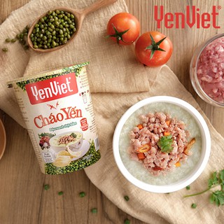 Cháo Yến Đậu Xanh Thịt Bằm YenViet [Thùng 24 ly]