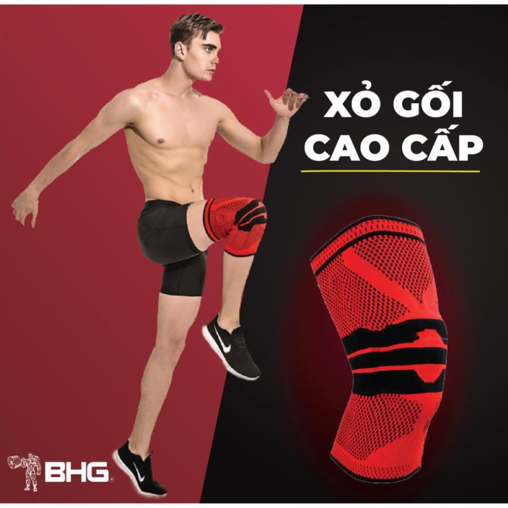 Băng Đầu Gối Có Lò Xo Trợ Lực, Silicon bảo vệ, Đai gối chơi thể thao, tập gym cao cấp chính hãng Gym_Chất Store