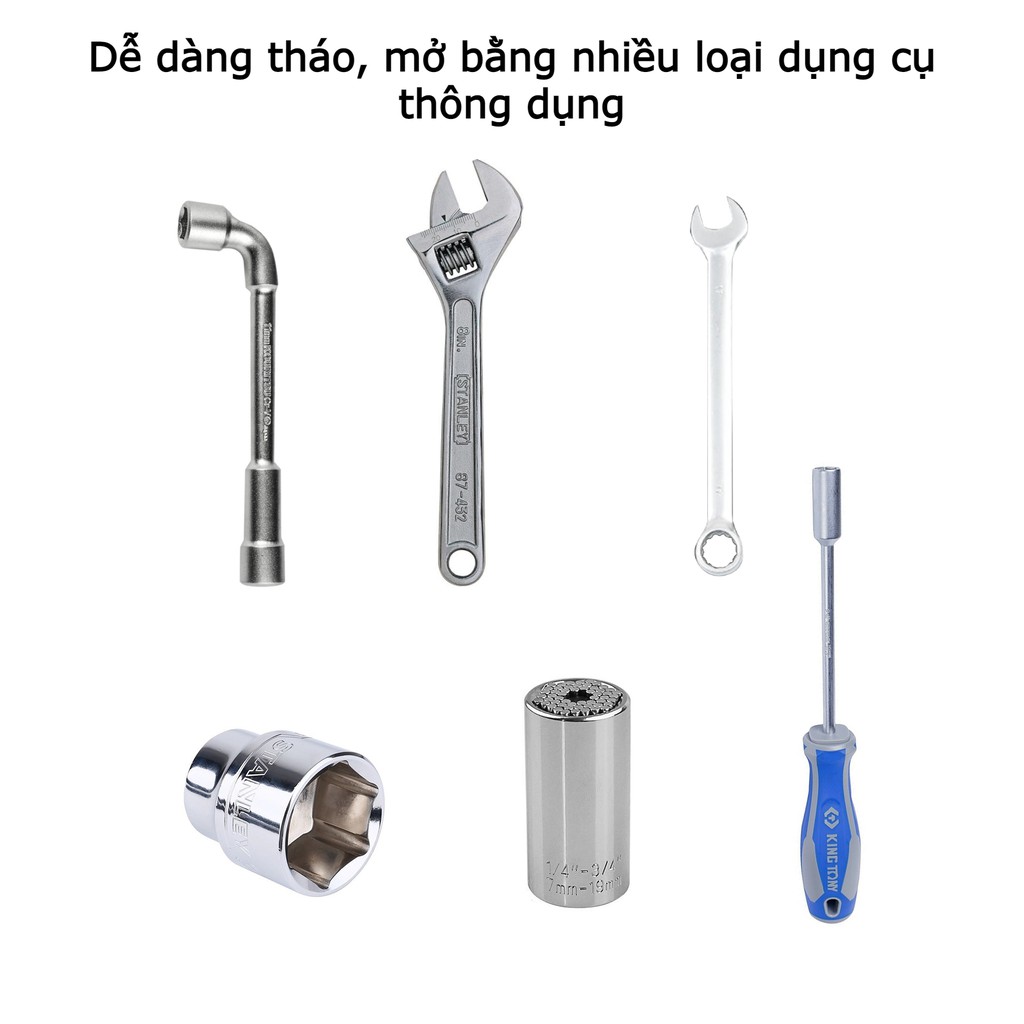 Đồng xu mặt bích ngoài siết đĩa cắt gắn máy mài cầm tay mẫu mới lục giác dễ tháo lắp hơn