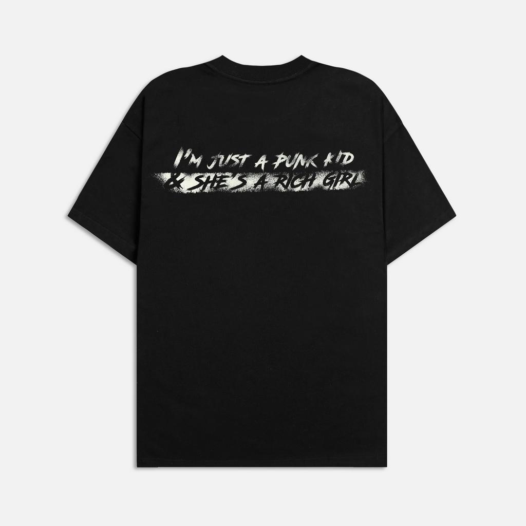 Áo thun NEEDS OF WISDOM Punk Kid Tee - Black - Local Brand Chính Hãng