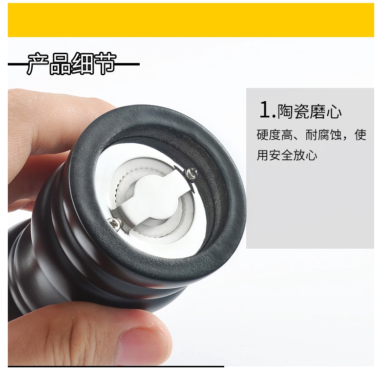 Dụng Cụ Xay Tiêu Bằng Gỗ Tiện Lợi