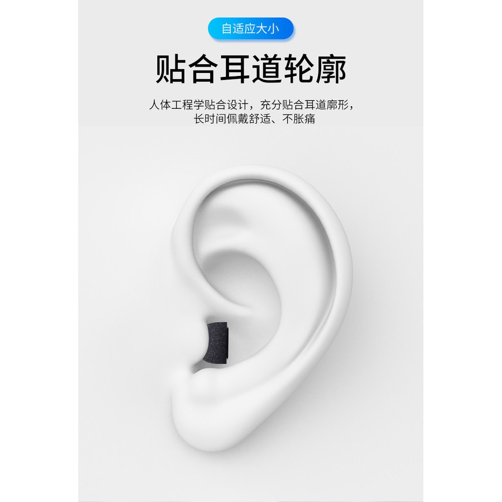 Phù Hợp Nút Bọc Đầu Tai Nghe Bằng Cotton Chống Rơi Giảm Tiếng Ồn Cho Airpods Pro3