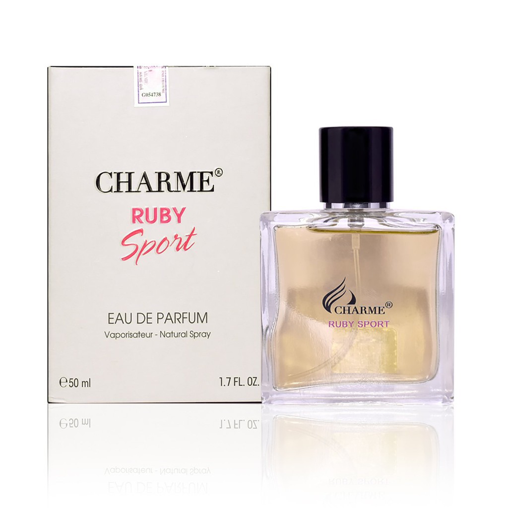 [ Chính Hãng 100% ] Nước Hoa Charme Ruby Sport EDP 50ML . Chính Hãng Cao Cấp