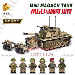 Lắp ráp 632004 : Xe tank parameter M60 1753 mảnh