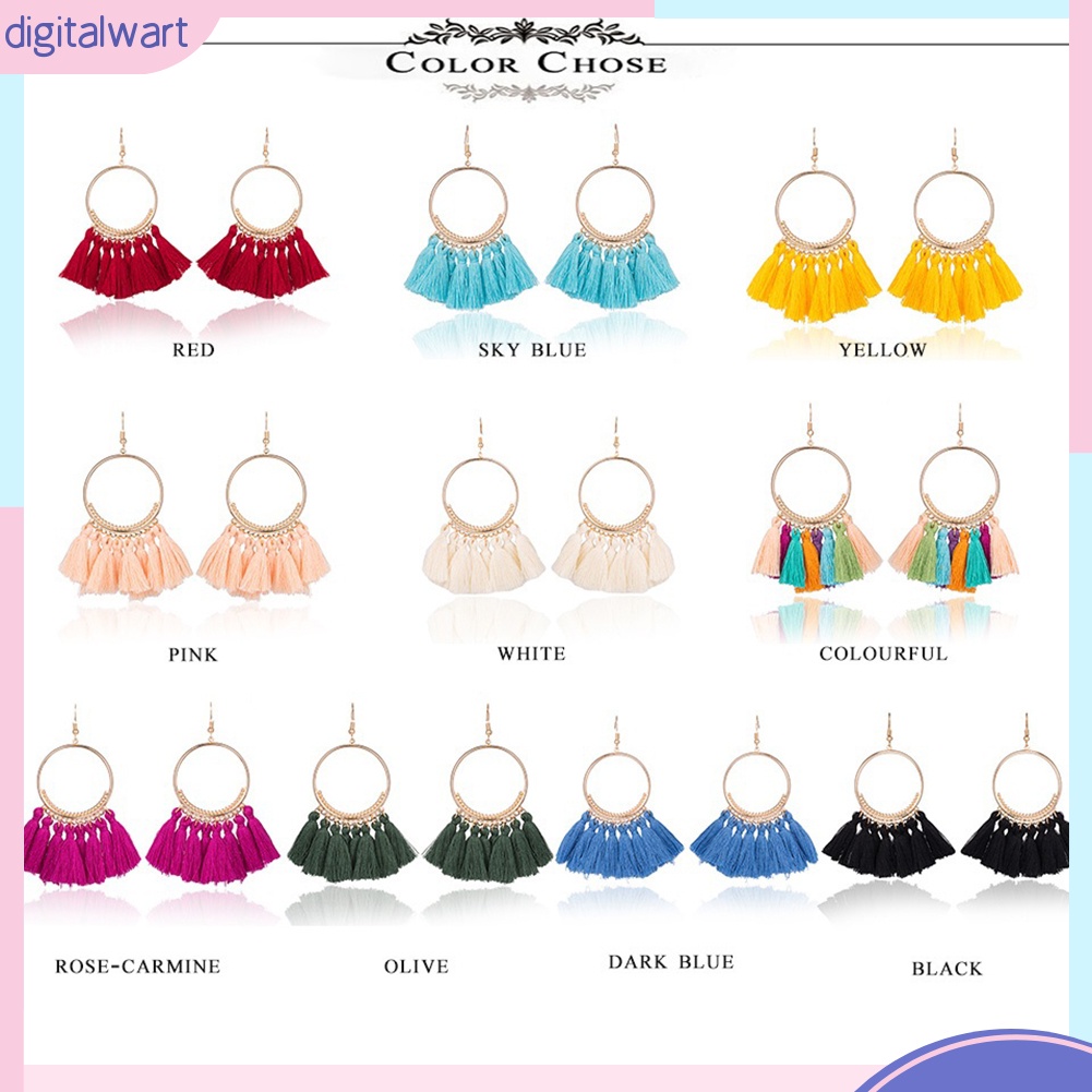 Hoa Tai Kim Loại Phong Cách Bohemia Thời Trang Cho Nữ