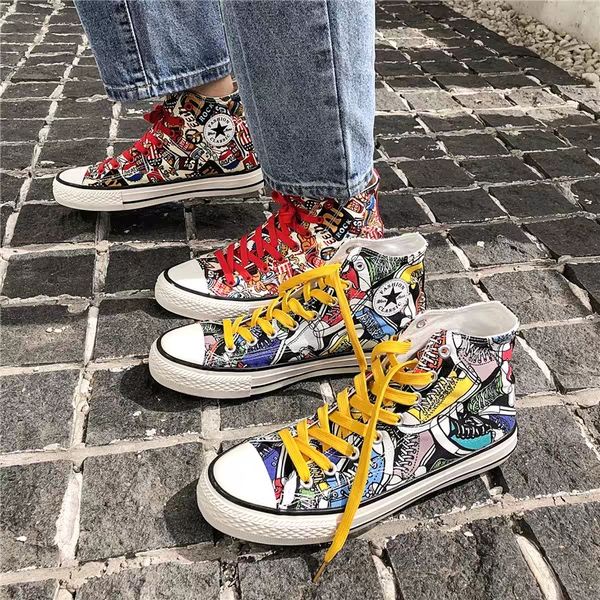 Giày Thể Thao Cao Cổ Phong Cách Hip Hop Mới Cho Nam