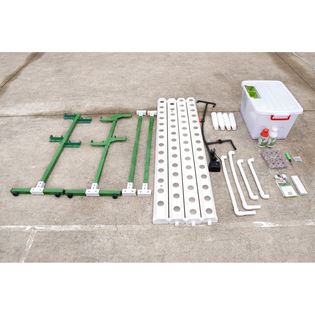 BỘ TRỒNG RAU THUỶ CANH THÔNG MINH TẠI NHÀ - GIÀN SOLE 60 LỖ