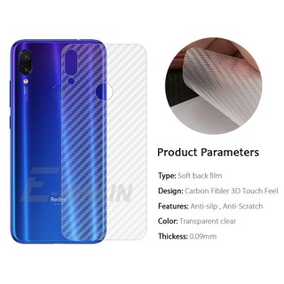 Bộ 2 miếng tấm dán cacbon Xiaomi Redmi 7, Redmi Note 7