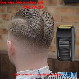 ❤️FREESHIP❤️ Máy cạo râu cạo khô kemei km-1102 cho barber lưỡi dao kép