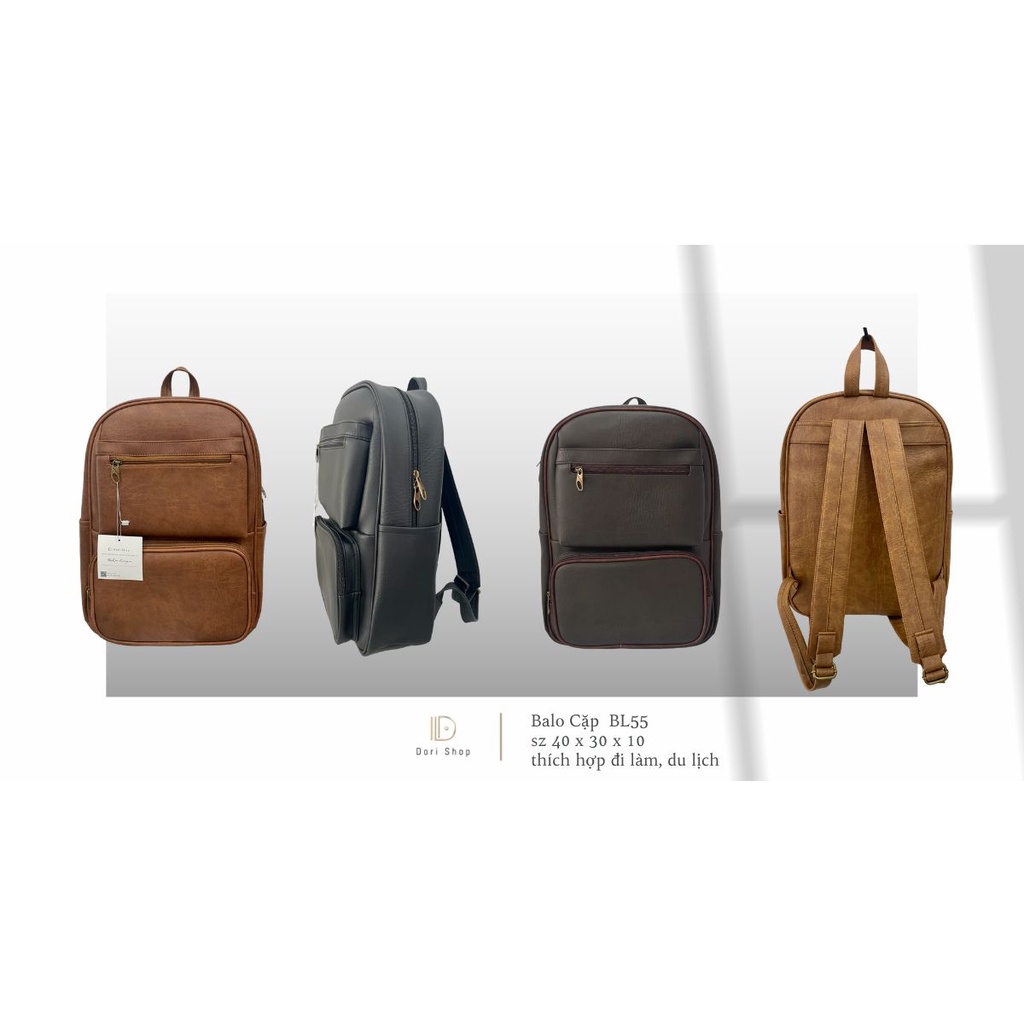 BALO DA CAO CẤP , BA LÔ DU LỊCH CÓ NGĂN ĐỂ LAPTOP DORI SHOP | BL55