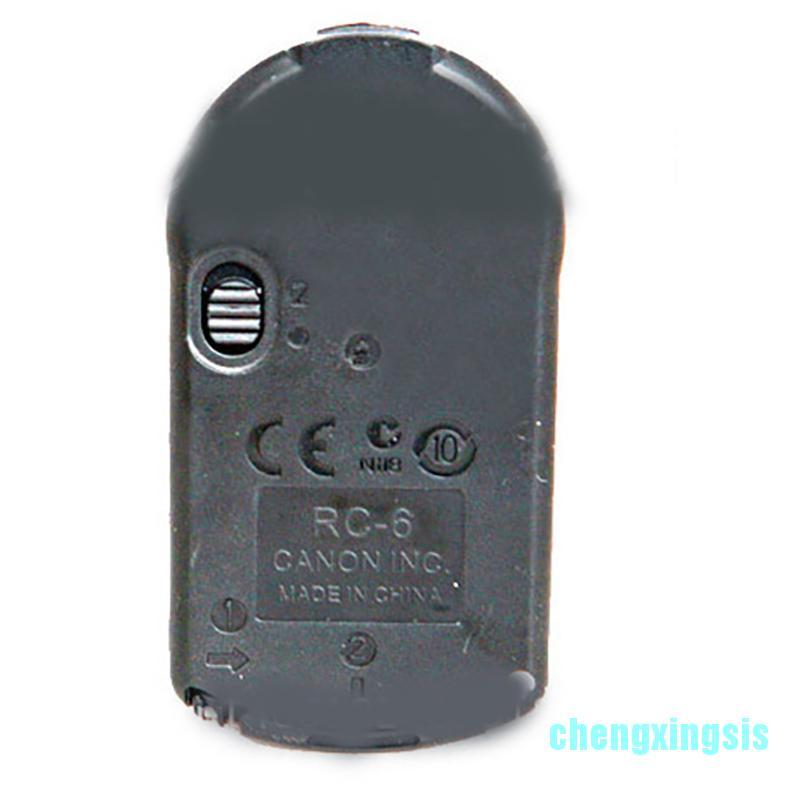 Điều Khiển Từ Xa Rc-6 Với Pin Cho Máy Ảnh Canon 60d-80d 5d-7d 450d-800d