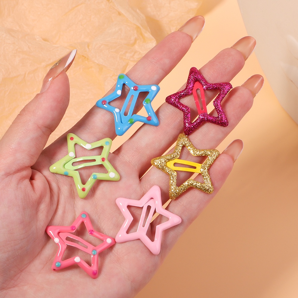 Set 10 kẹp tóc Kidsbows hình ngôi sao dễ thương cho bé gái