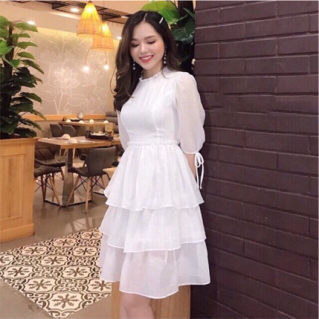 Đầm voan tiểu thư