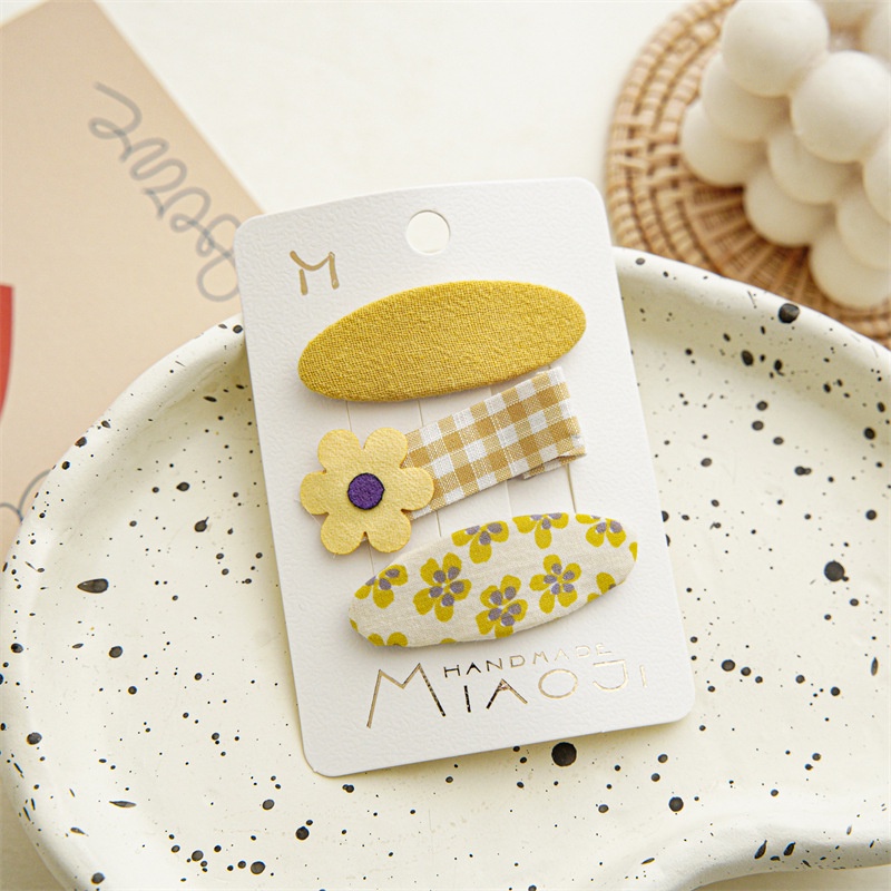 Bộ Kẹp Tóc BB Họa Tiết Hoạt Hình Dễ Thương Thời Trang Mùa Hè Cho Bé Gái