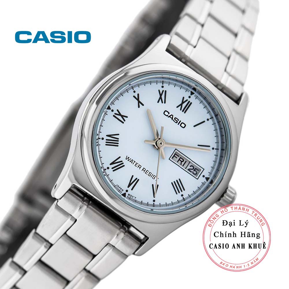 Đồng hồ nữ Casio LTP-V006D-2BUDF dây kim loại