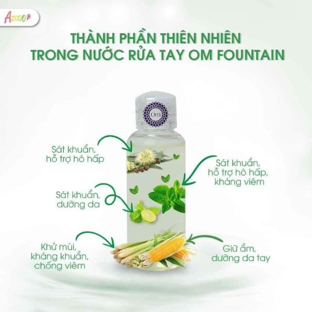 Nước rửa tay khô chính hãng OM