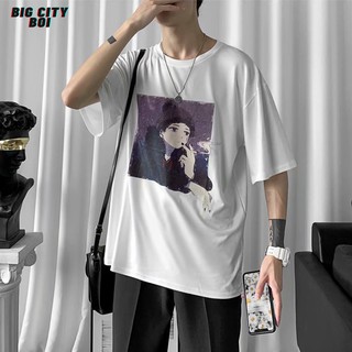 [Hot] Áo thun unisex họa tiết trẻ trung, năng động Form rộng thể thao cộc tay đẹp hè thu -mới nhất 2023- Big City Boi