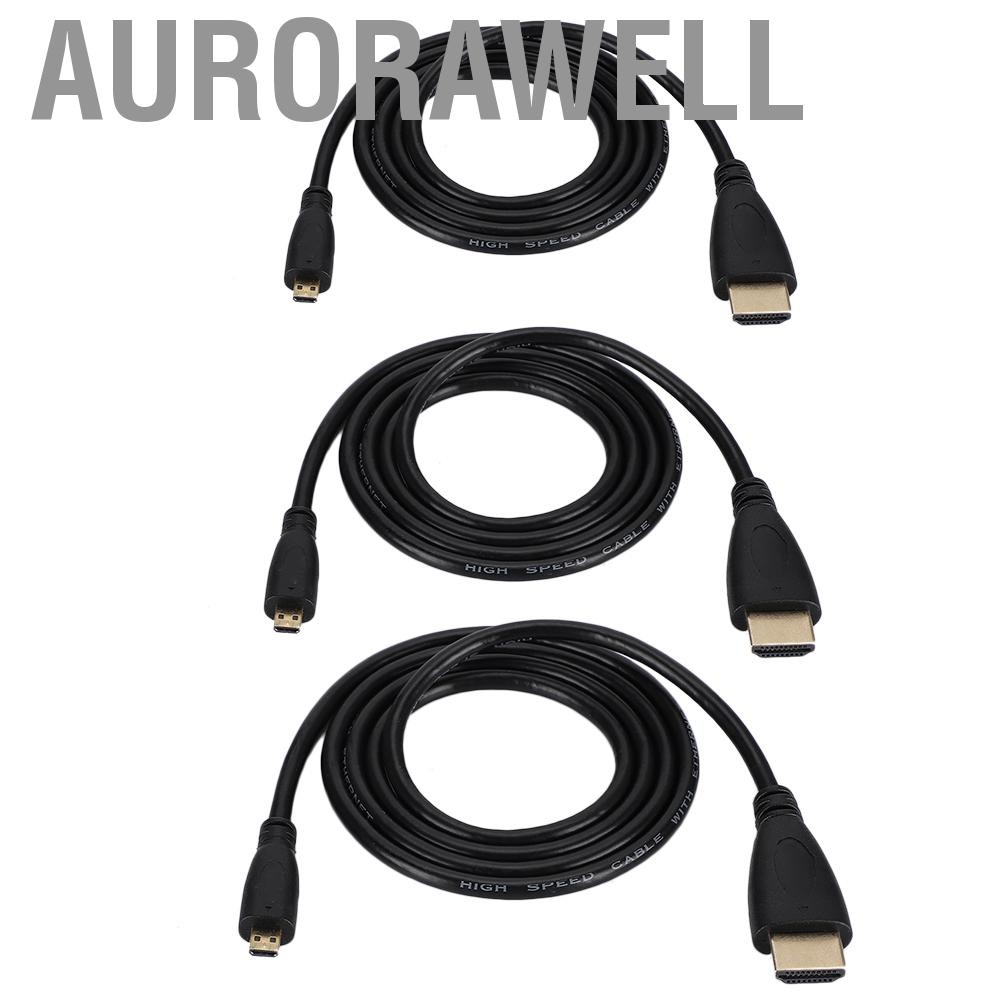 Cáp Chuyển Đổi Aurorawell Micro Sang Hdmi 1440p / 1080p / 1080i / 720p / 480p Cho Raspberry Pi 4b
