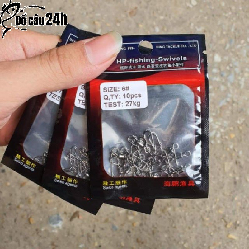 Khóa vỉ size nhỏ chuyên lure - Khóa lure - Đồ câu 24h