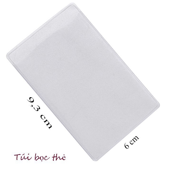 Combo 10 miếng bọc thẻ căn cước,thẻ ngân hàng hay bằng lái xe