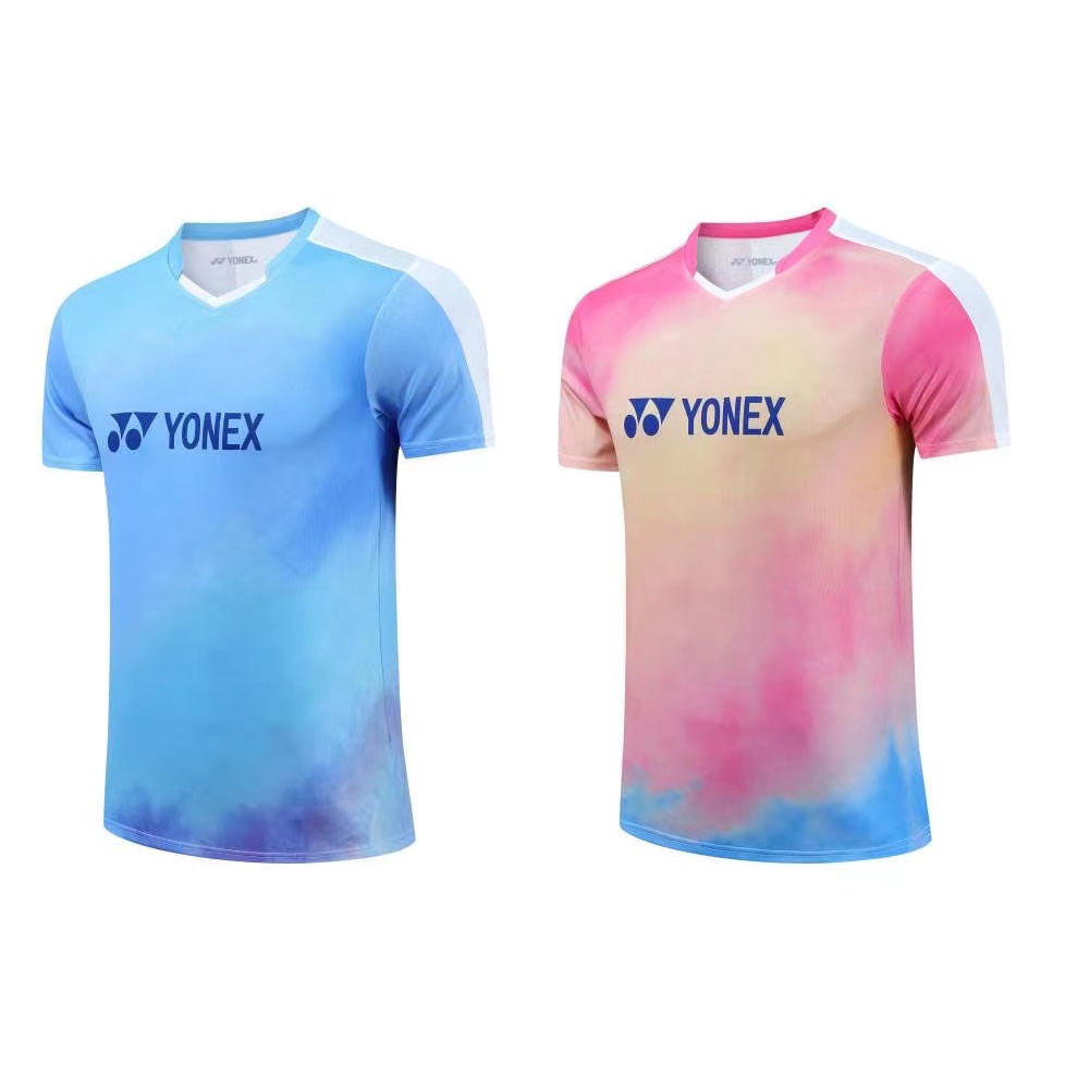 Áo Thun Cầu Lông Yonex Thoáng Khí Mau Khô Phong Cách Hàn Quốc Cho Nam Nữ